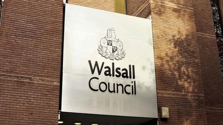 Walsall Council sign