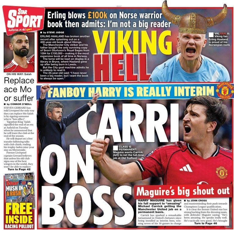 The Daily Star back page