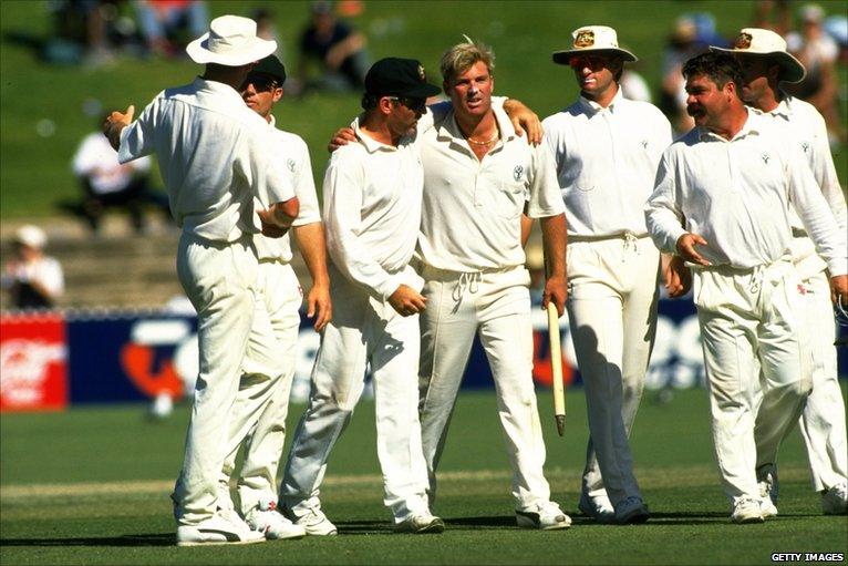 Australia celebrate victory