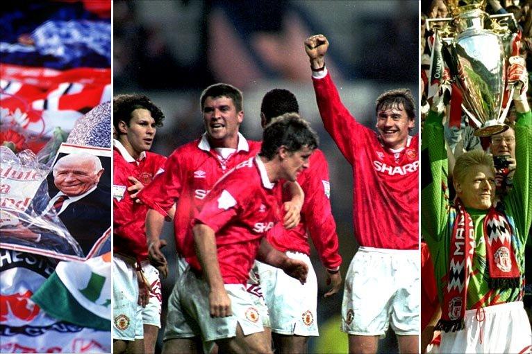 Manchester United win the title in 1994