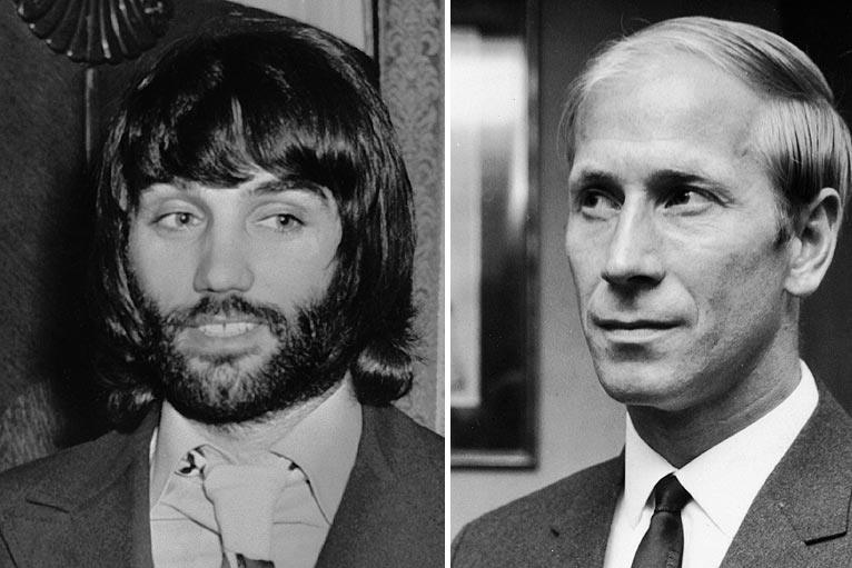 George Best and Bobby Charlton