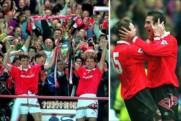 Manchester United win the title in 1993