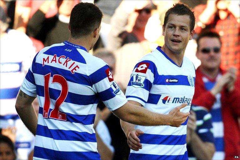 Heidar Helguson scores for QPR