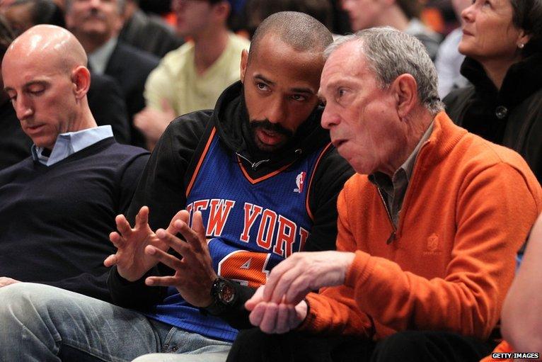 Thierry Henry, Michael Bloomberg