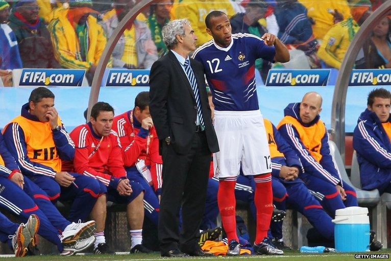 Raymond Domenech, Thierry Henry