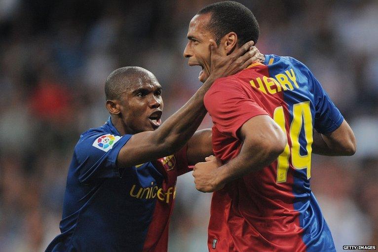 Samuel Eto'o, Thierry Henry