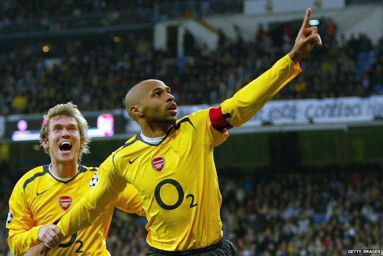 Aleksandr Hleb, Thierry Henry