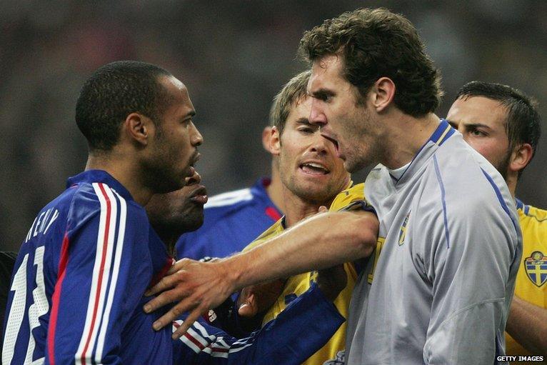 Thierry Henry, Andreas Isaksson