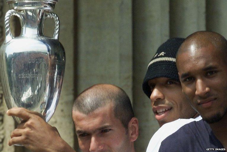 Zinedine Zidane, Thierry Henry, Nicolas Anelka