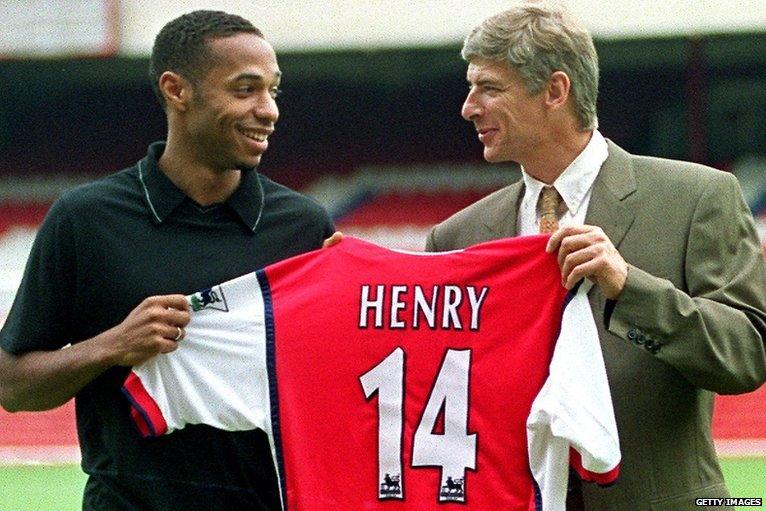 Thierry Henry, Arsene Wenger