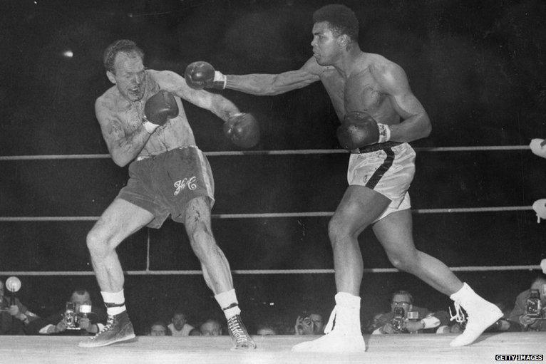 Muhammad Ali and Henry Cooper