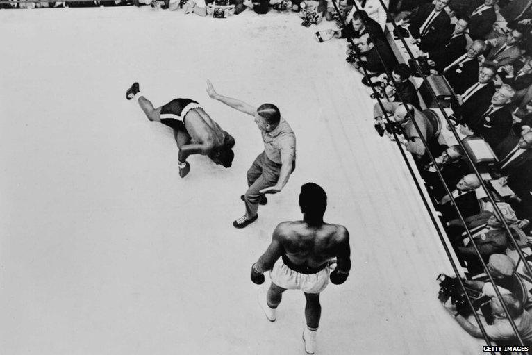 Muhammad Ali and Floyd Patterson