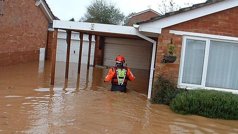 Feniton flooding, August 2010