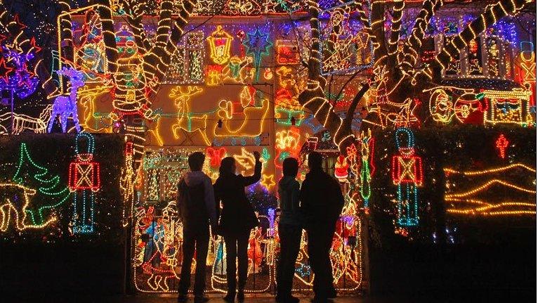 Melksham Christmas lights - Alex Goodhind's £30,000 light display