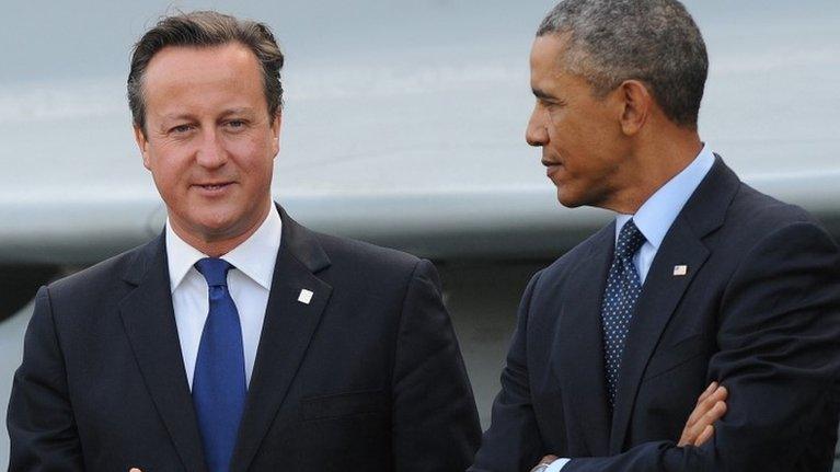 David Cameron and Barack Obama