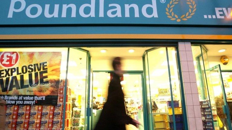 Poundland shopfront