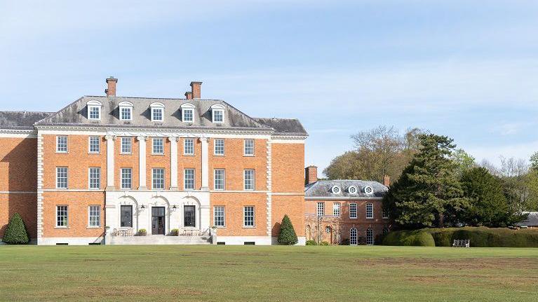 Chevening House, an imposoing four storey mansion set in its own grounds