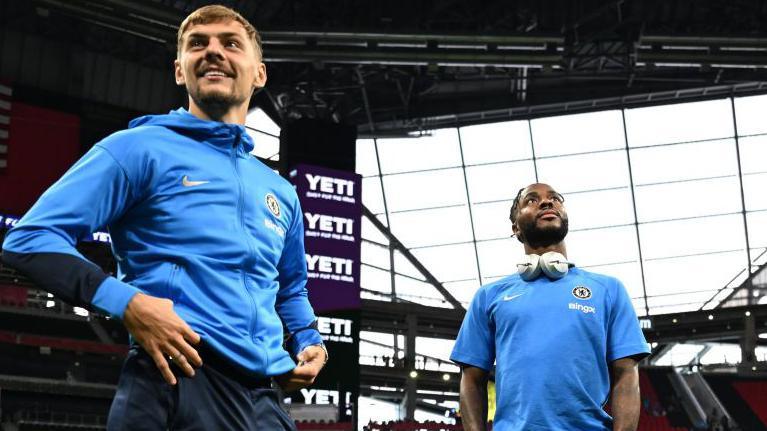 Kiernan Dewsbury-Hall and Raheem Sterling