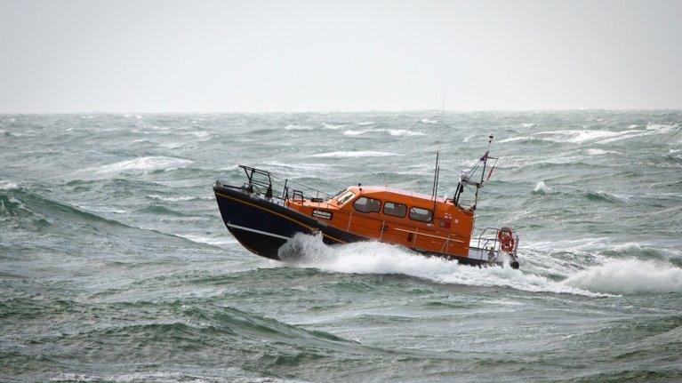An RNLI lifeboat