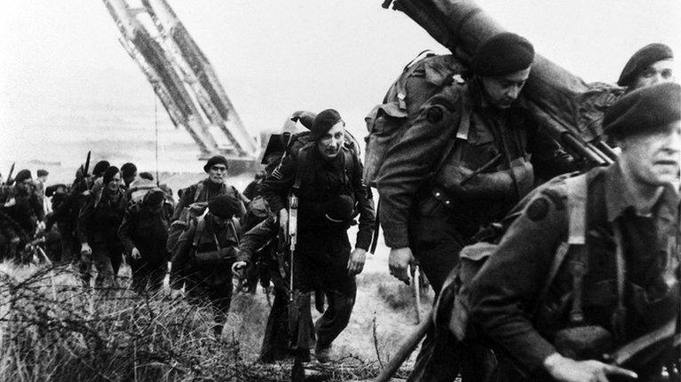 British troops arrive in Normandy on D-Day