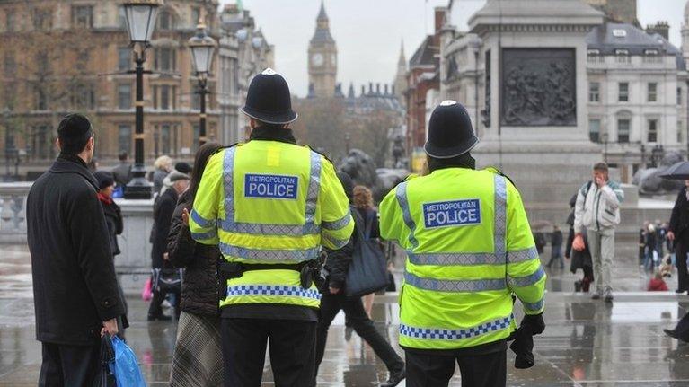 Officers from the Metropolitan Police