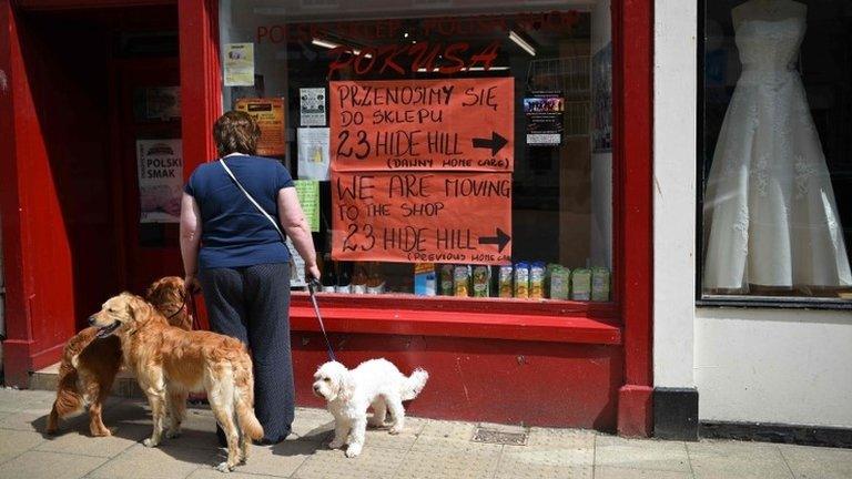 Polish shop in Berwick-upon-Tweed