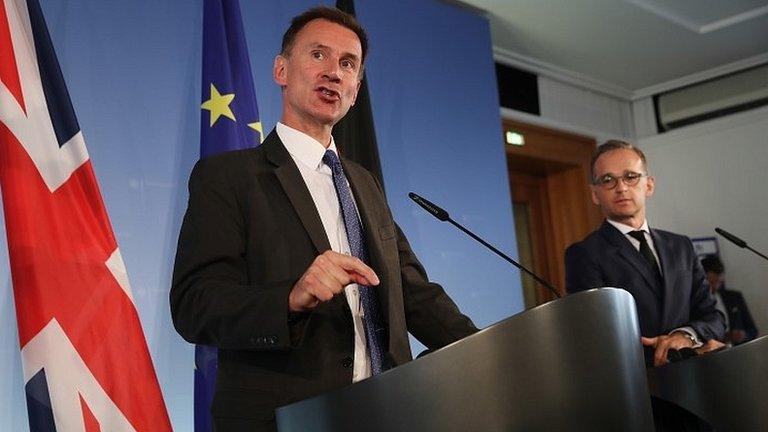 Jeremy Hunt Heiko Maas