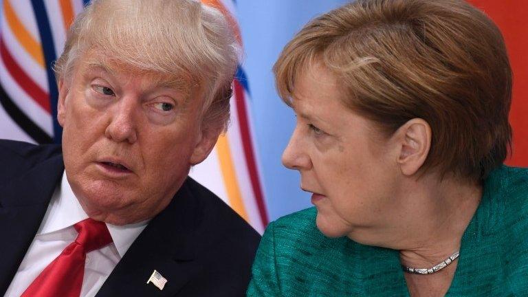 Trump and Merkel