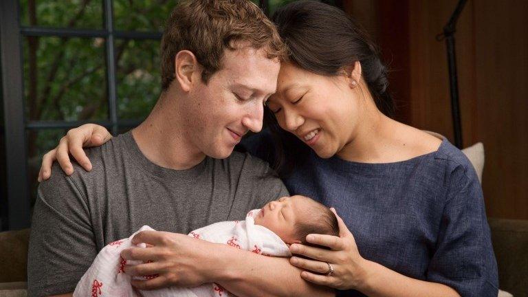 Mark Zuckerberg Priscilla Chan and baby Max