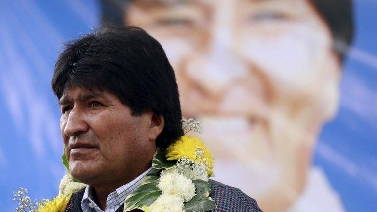 Evo Morales, Feb 2016