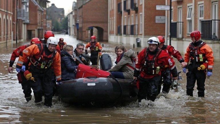 Flooding in York