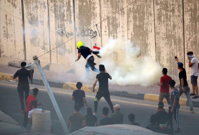 Protests in Basra, Iraq. Photo: 4 September 2018