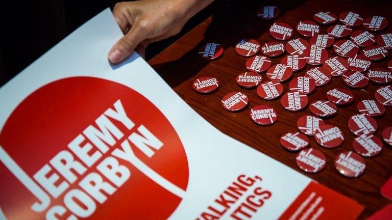 Jeremy Corbyn badges