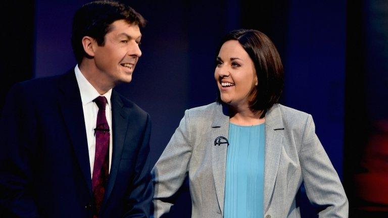 Ken Macintosh and Kezia Dugdale