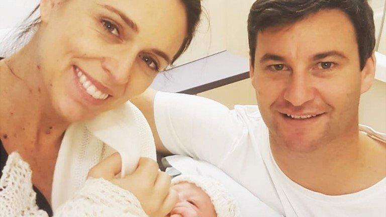 New Zealand Prime Minister Jacinda Ardern posted a picture on Instagram of her with her new baby