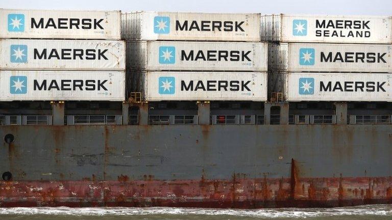 Maersk containers