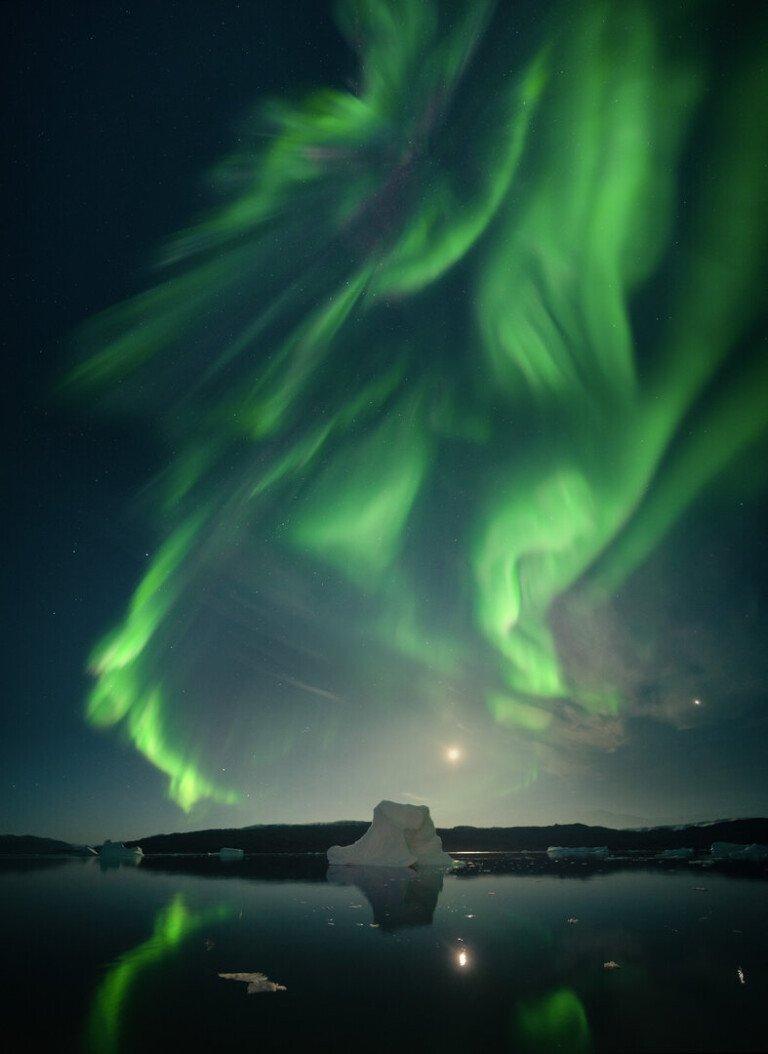 Northern Lights in East Greenland