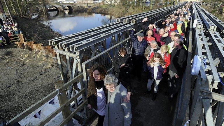 Tadcaster footbridge