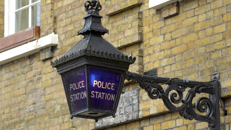 Police station lamp