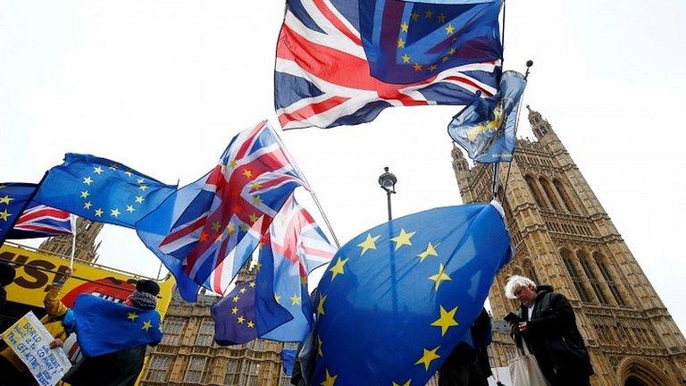 Flags and Parliament