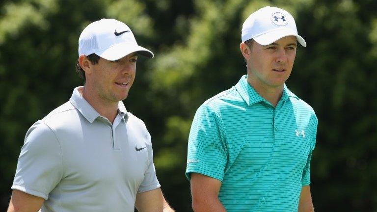 Rory McIlroy and Jordan Spieth