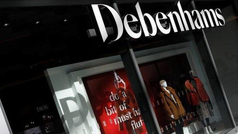 Debenhams store