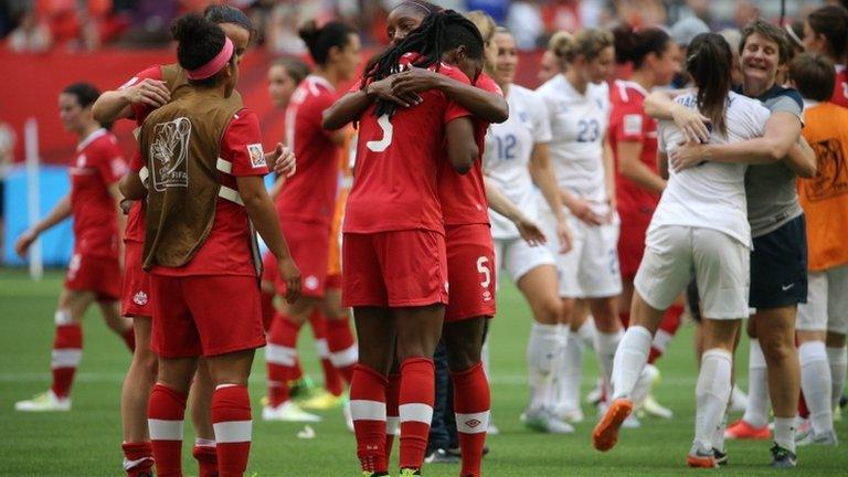 Kadeisha Buchanan looks dejected