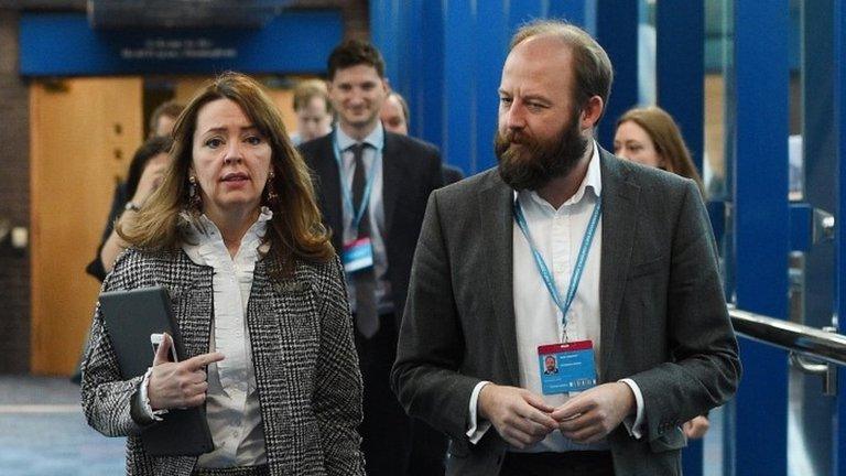 Nick Timothy and Fiona Hill