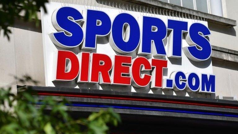 Sports Direct shop front