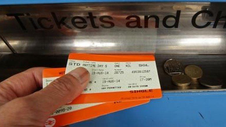 Rail tickets