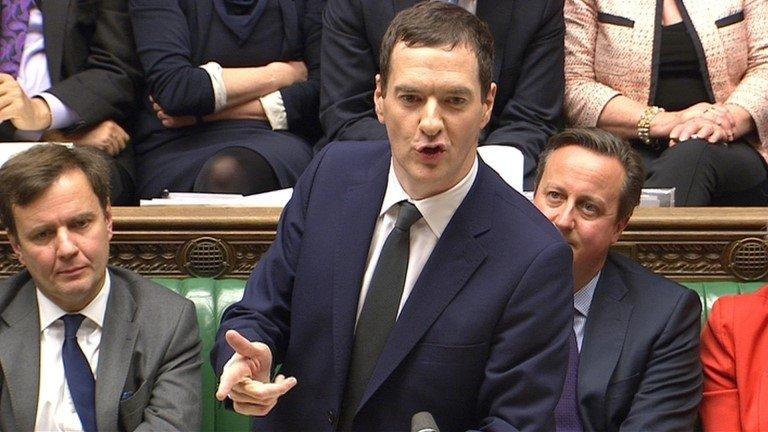 George Osborne speaking in House of Commons