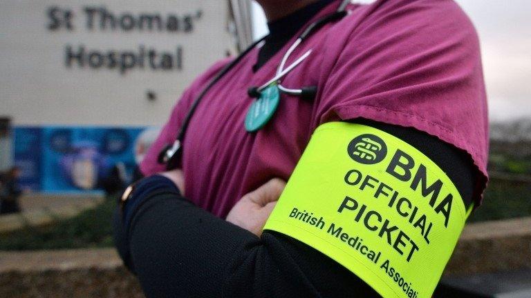 BMA picket line