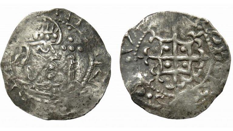 Coin issued by Henry of Anjou