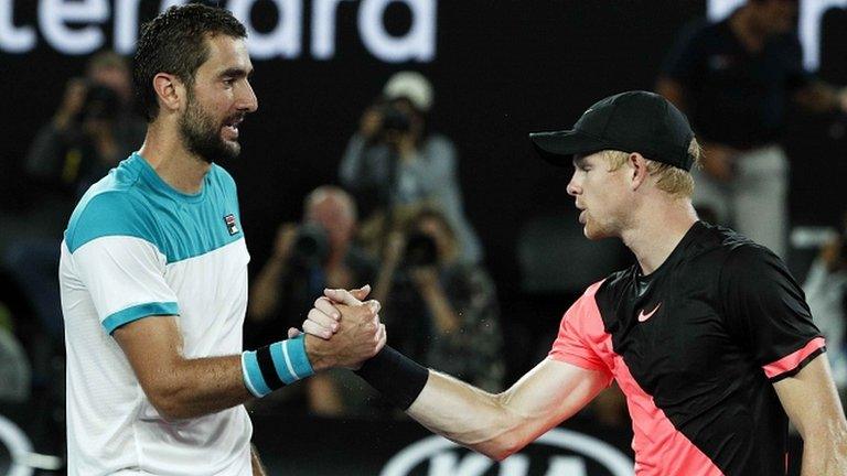 Marin Cilic beat Kyle Edmund in straight sets